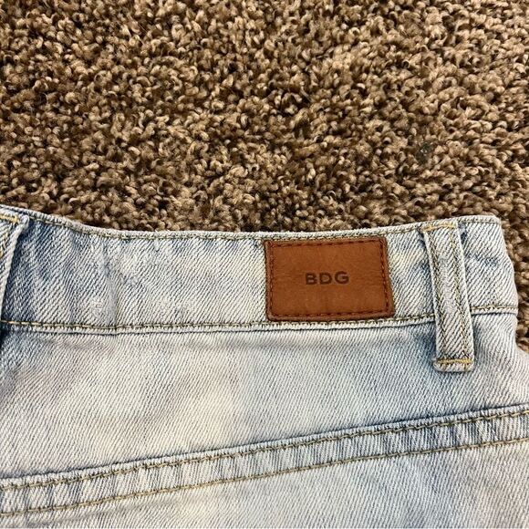 BDG Blue Super High-rise Cheeky Denim Short - Picture 8 of 13